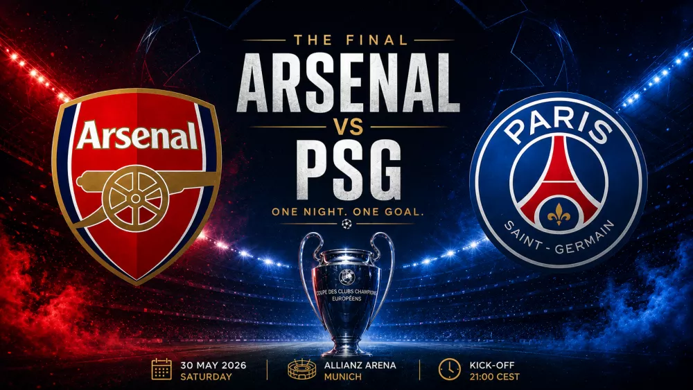 Arsenal to face Paris Saint-Germain