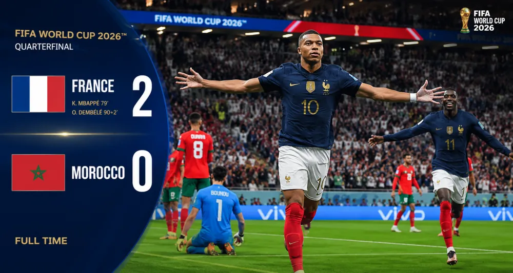 France Advance to Semi Finals