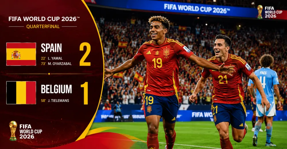 Spain Advance to Semi-Finals