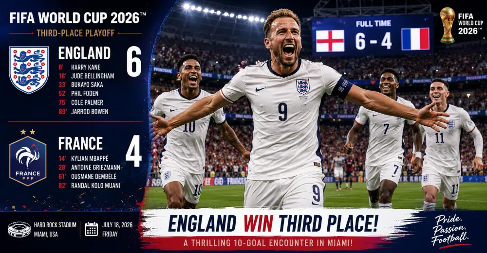 One Of The Most Entertaining Matches Of The Entire World Cup France - England