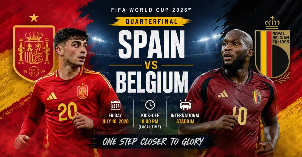 Spain To Face Belgium Quater-Finals - What To Expect?