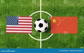 Usa going up against China in a International Freindly